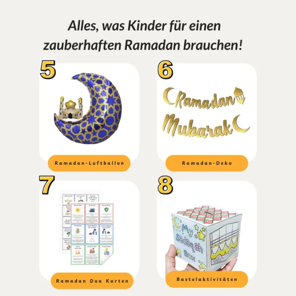 ramadan aktivitäten für kinder, ramadan box